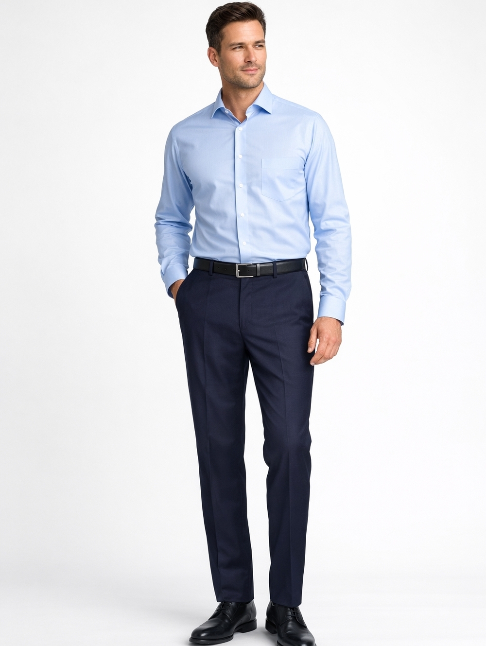 Tollegno 1900 Dress Pants Men's Navy 40x32 Straight Leg
